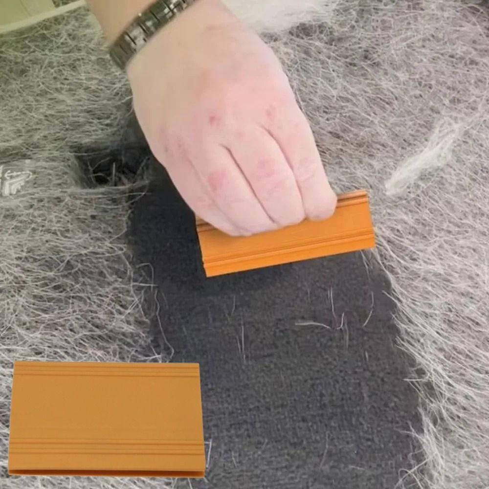 Easy Grip Cat Dog Hair Scraper Reusable Carpet Scraper Durable Pet Hair Remover  for Couch Trimmer