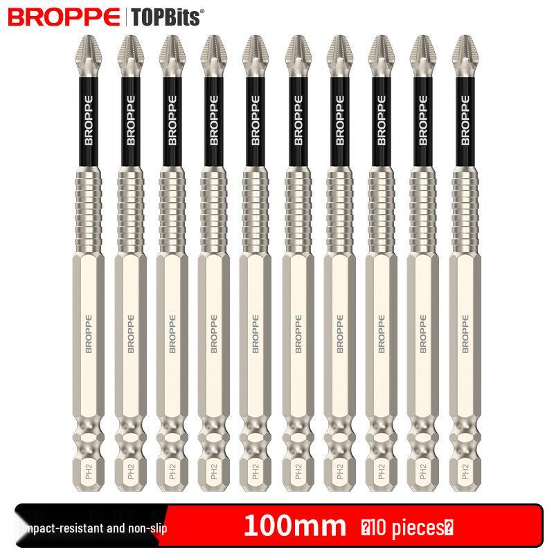 Ударопрочный Магнитный Противоскользящий Набор Бит для Электрической Отвертки и Ударного Гайковерта