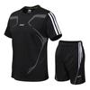 Summer Men's Sets T Shirts Shorts Two Pieces Sets Casual Tracksuit Male Casual Fitness Tshirts Men