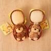 Plush Dachshund Dog Keychain With Soft Short Plush For Bag Decoration And Gift