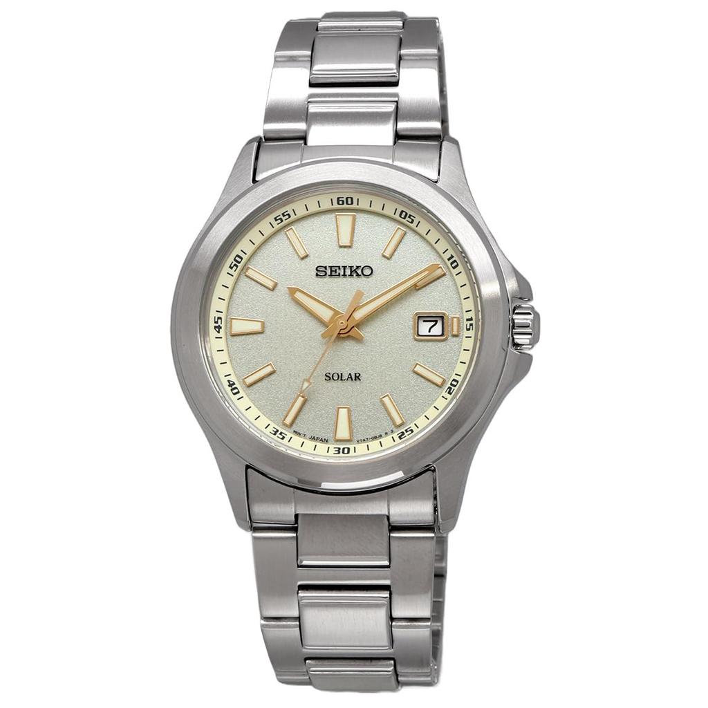 SEIKO Solar Quartz Watch SBPN069 Silver Champagne [Seiko] Мужские []