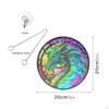 Dragon Ornament Stained Glass Window Hanging Panel Decorative Acrylic Colorful for