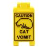 Cat Vomit Warning Sign Cat Warning Sign Decoration 3D Printing Hilarious Novelty Warning Sign For Cat Lovers And Cat Decorations