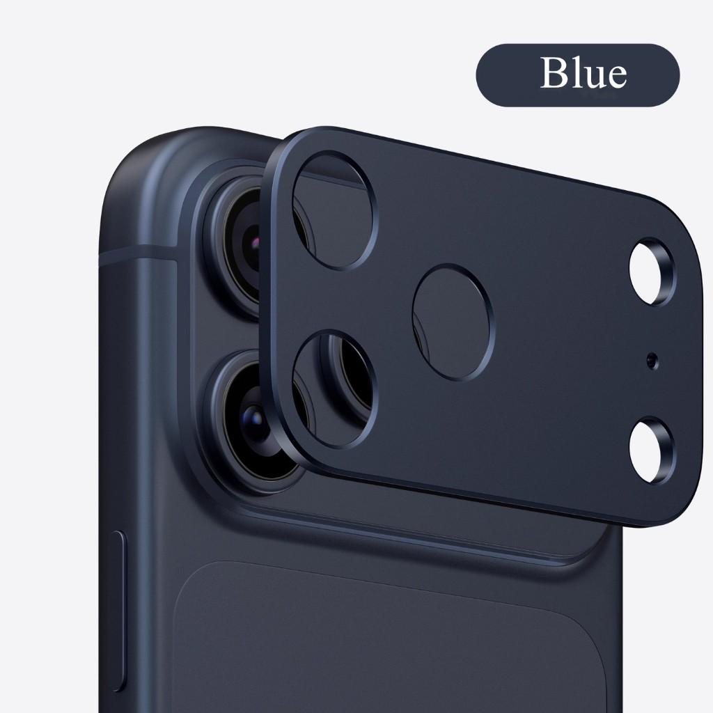 Metal Camera Bezel Sticker Cover For iPhone 17 Pro Max 17Pro Aluminum Alloy Hollow Anti-Shatter Camera Lens Protector Film