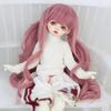 Linfairy Кукла размера дюйм Розовый Голубой 8-9 1/3 Парик, Парик, + (Темно-розовый)