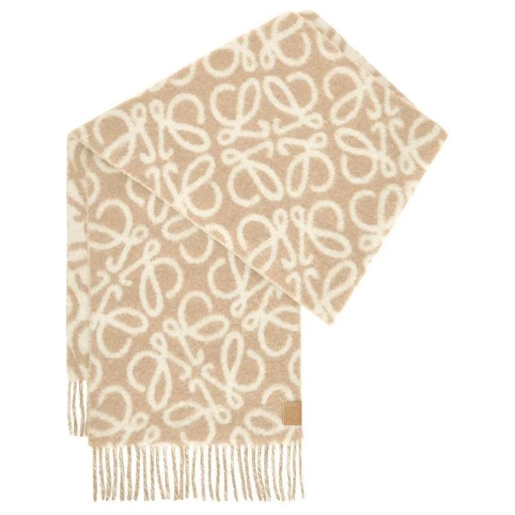 LOEWE Anagram Scarf Women's F811257X23-4648
