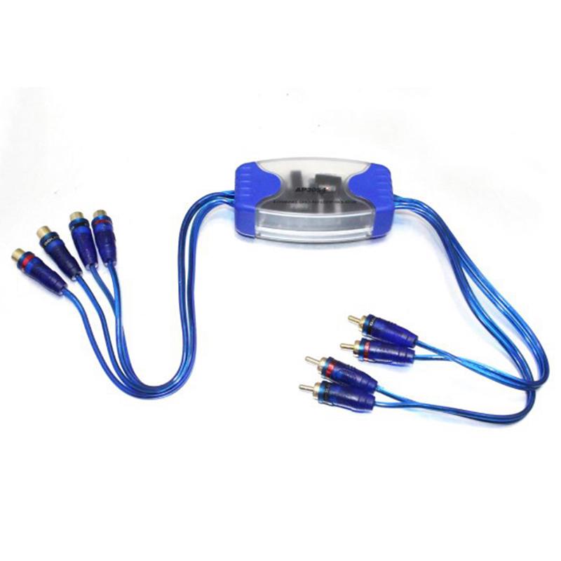 4-канальный RCA аудиофильтр шумоподавитель изолятор контура заземления автомобильная стереосистема 50 Вт