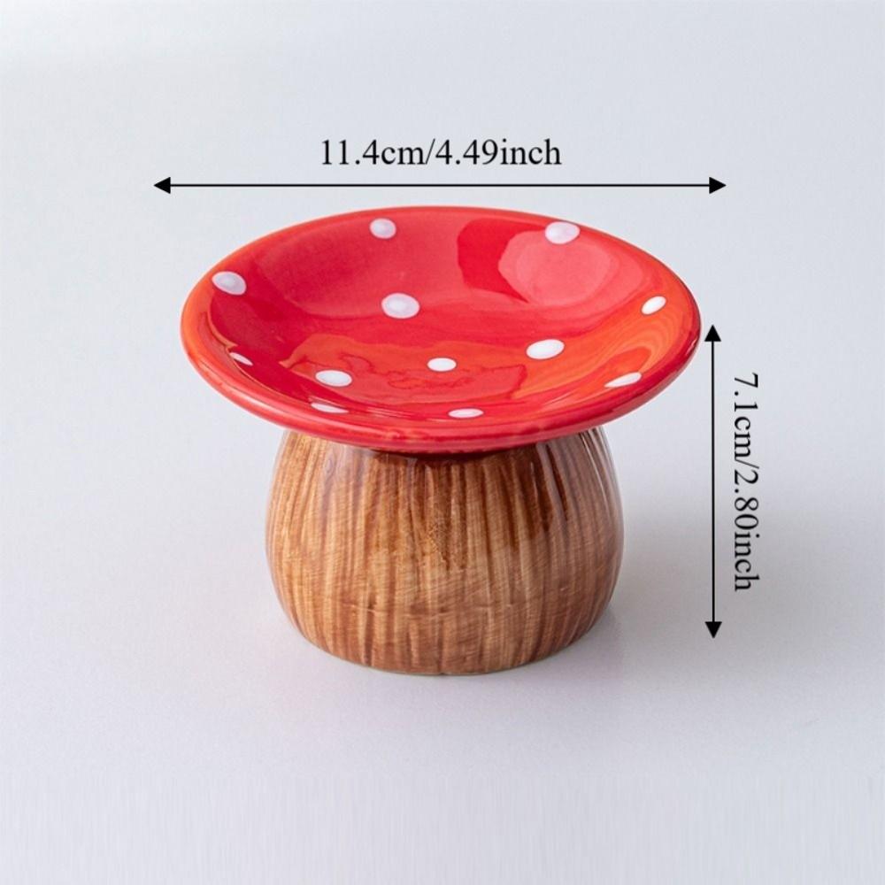 Mushroom Shape Mushroom Storage Tray Detachable Jewelry Organizer Cute Ceramic Key Catchall  Phone