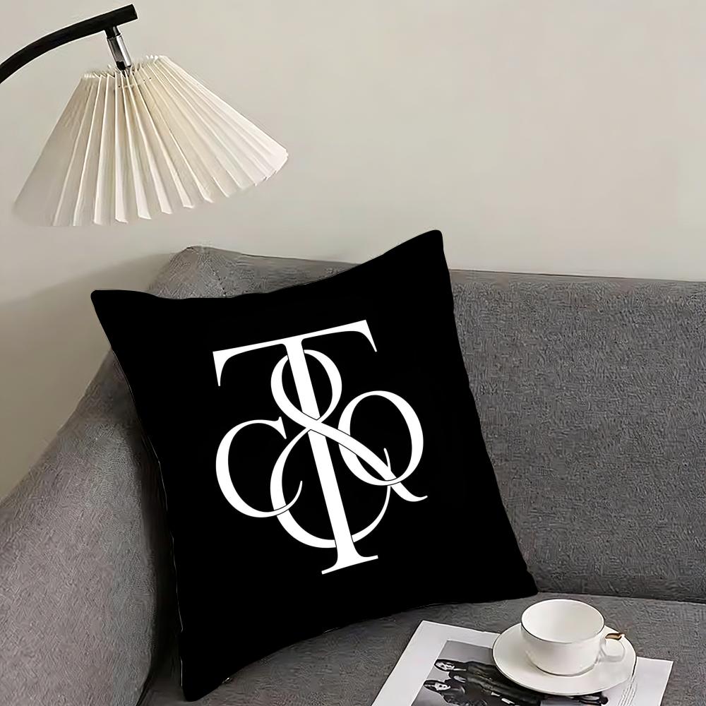 Подушка-чехол Tiffany & Co с эффектом 'Cushion Cover', двусторонняя, плюшевая – Для автомобиля, дивана, спальни, идеальный подарок.