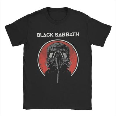Черная футболка Cool Sabbaths для мужчин, футболка из 100% хлопка, круглый воротник, короткий рукав