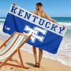 Kentucky Wildcats Print Beach Towel, Large Soft Quick Dry Towel for Beach Camping Swimming