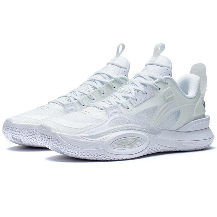 Баскетбольные кроссовки Li Ning All City 10 Мужские Низкие Стандартные Белый/Антарктический Серый ABAS019-4