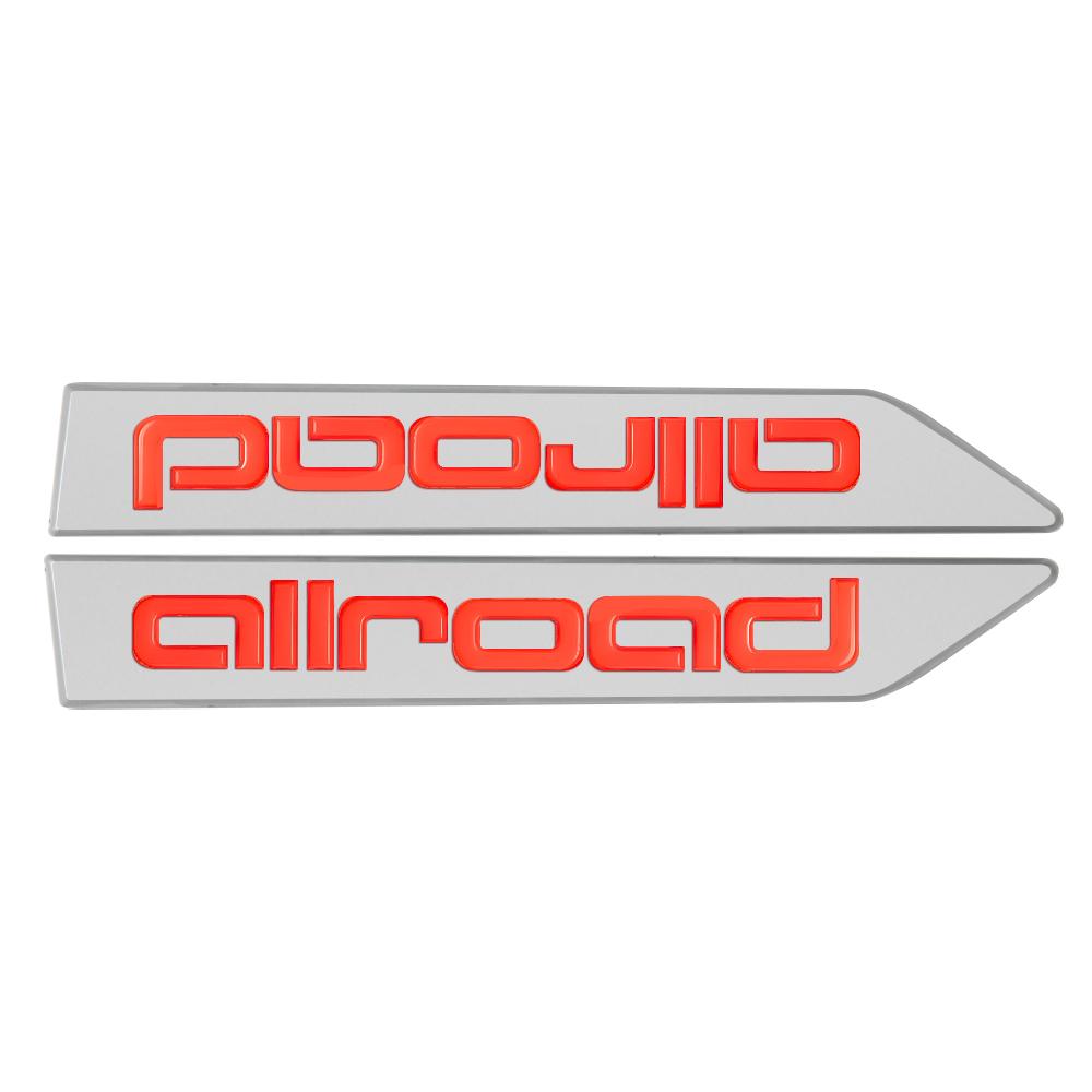 3D ABS ALLROAD Logo Badge Car Styling Side Fender Body Decor Stickers For nlux7 A4 B5 B6 B7 B8 B9 A3 8P 8V 8L A5 A6 C6 C5 C7 A7