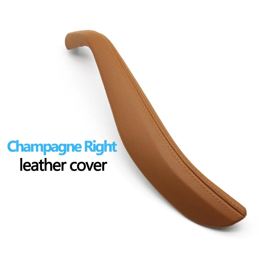 Complete Left Right Interior Door Pull Handle Leather Outer Cover Replacement For BMW 5 Series G30 G31 F90 2018-