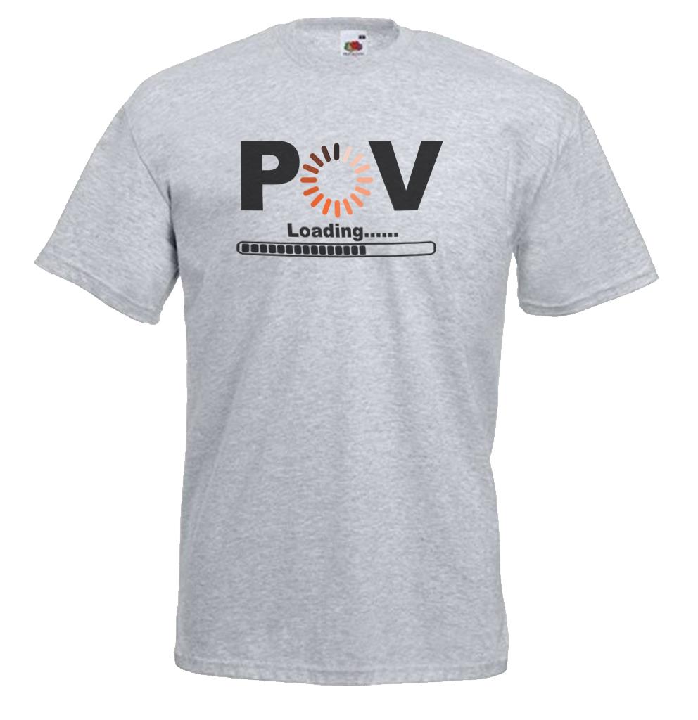 Unisexs Loading Point Of View Funny Social Media Pov Joke Unisex Grey TShirt