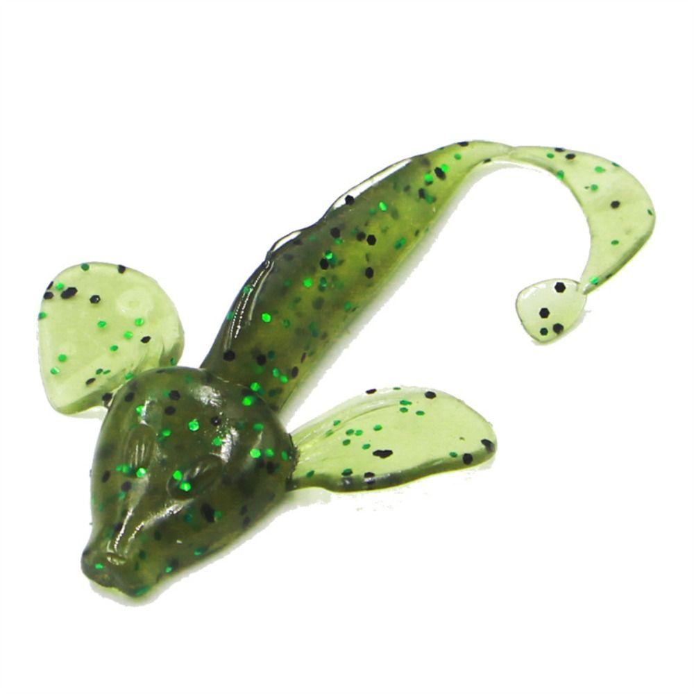 6PCS Lifelik Bait Maggots Silicone False Bait Fishing Soft Lures Soft Lure  Beginners