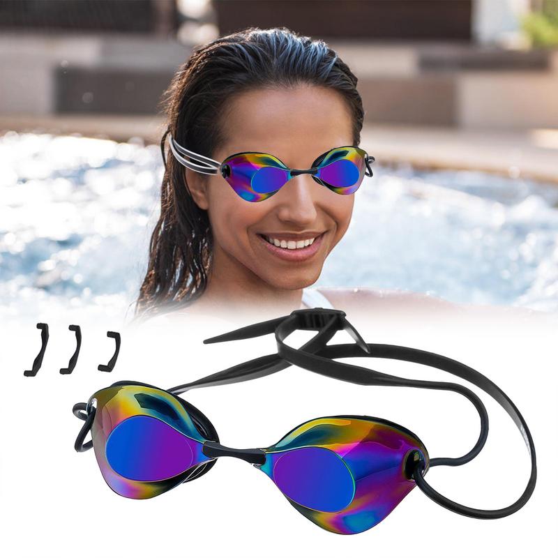 Adult Swimming Goggles Humanized Kids Goggles Diving Tool Eye Protection Glasses With 3 Nose Bridge Adults Swimming Equipment