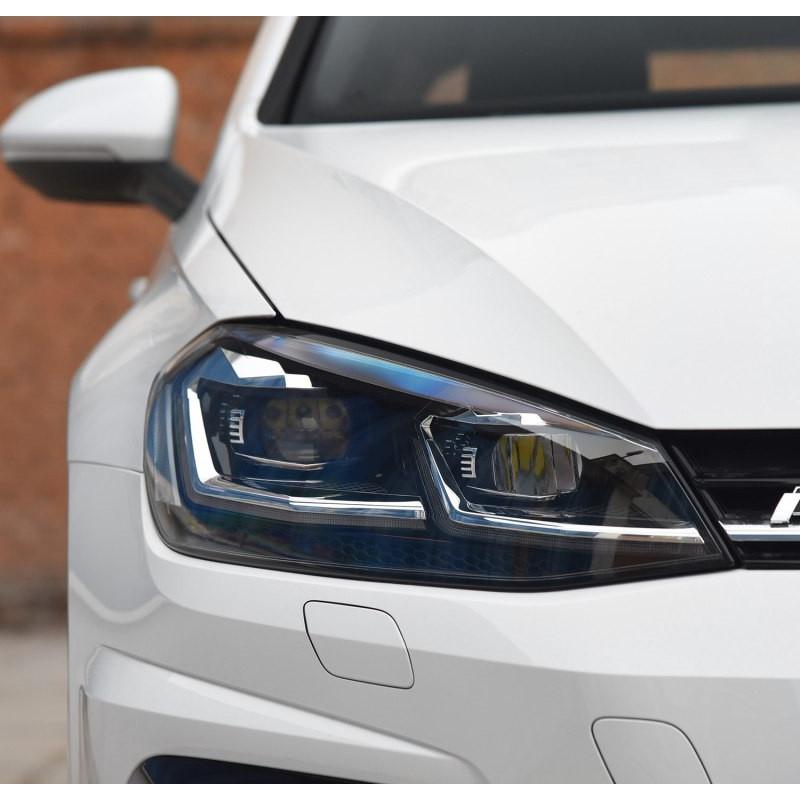 Накладка на переднюю фару автомобиля для VW Golf 7.5 MK GTI 2018 2019 2020 Плексиглас Замена оригинального плафона Прозрачная линза Автоаксессуары