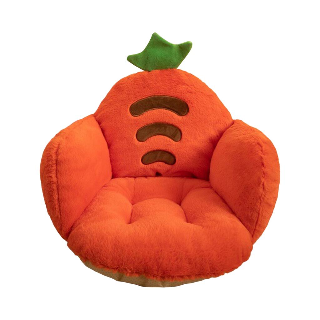 Cute Plush Chair Cushion Lazy Sofa Backrest Integrated