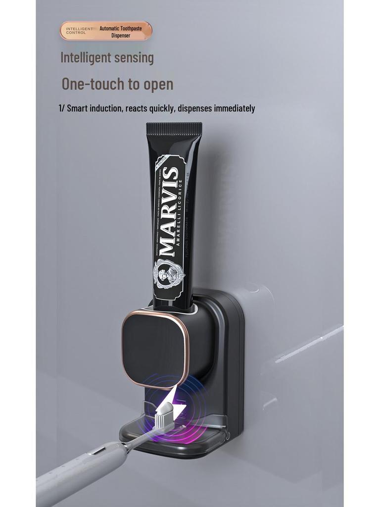 Автоматический бесконтактный настенный электрический дозатор зубной пасты