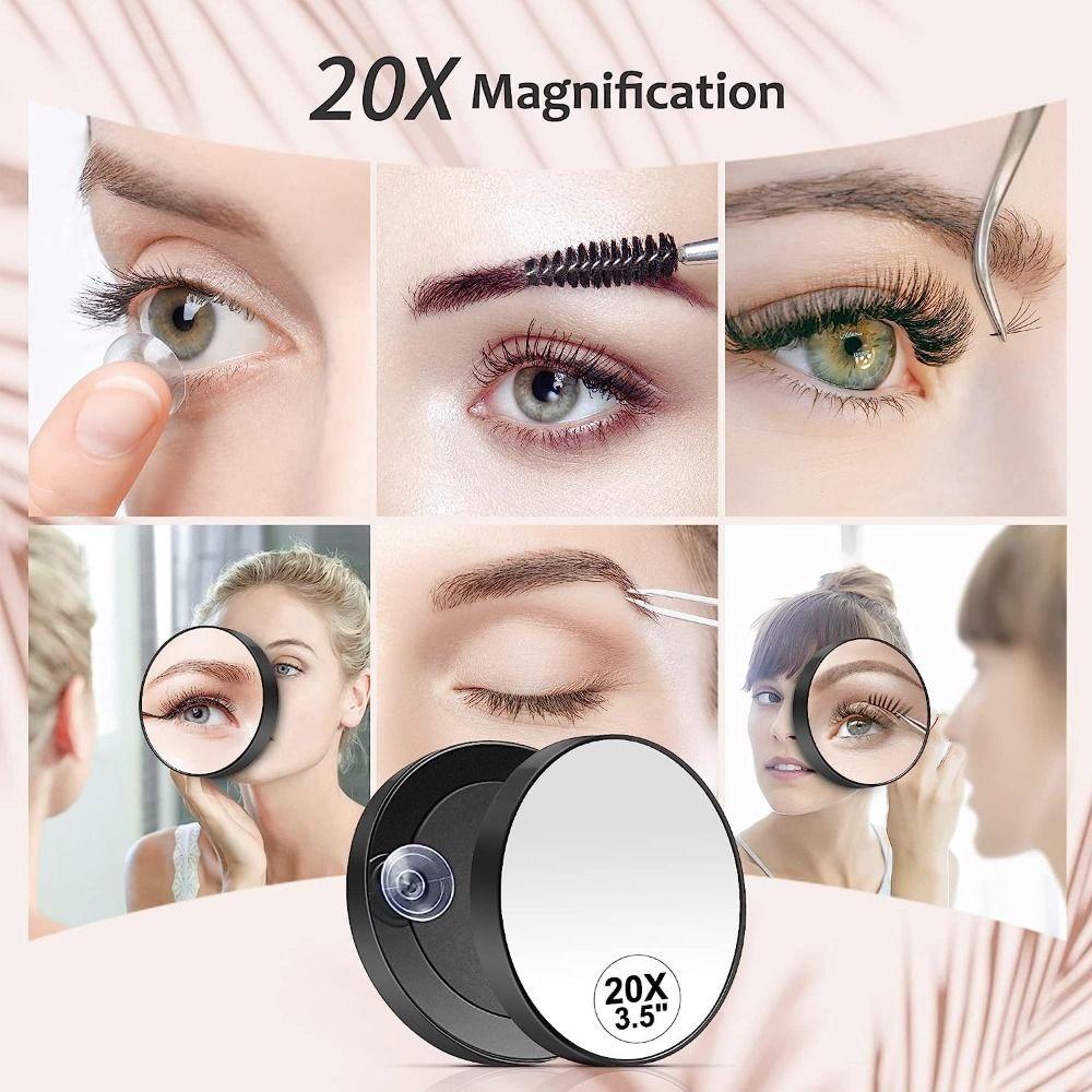 10/20/30X Enlarging Cosmetic Mirror High-definition Bathroom Makeup Mirror Woman