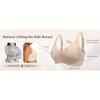 Wireless Soft Support Plus Size Seamless Breathable Push Up Bra