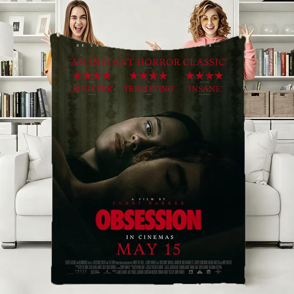 О-одержимость Триллер Фильм Мягкое Теплое Фланелевое Одеяло Искусство Для Стены Спальни Декор Гостиной Кровать Кемпинг Пикник Офис Подарок