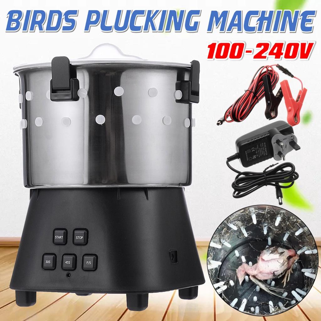 110V-240V To 12V Mini Plucker Machine Quail Bird Hair Removal Plucking Machine Poultry Plucker Birds Epilator Chicken
