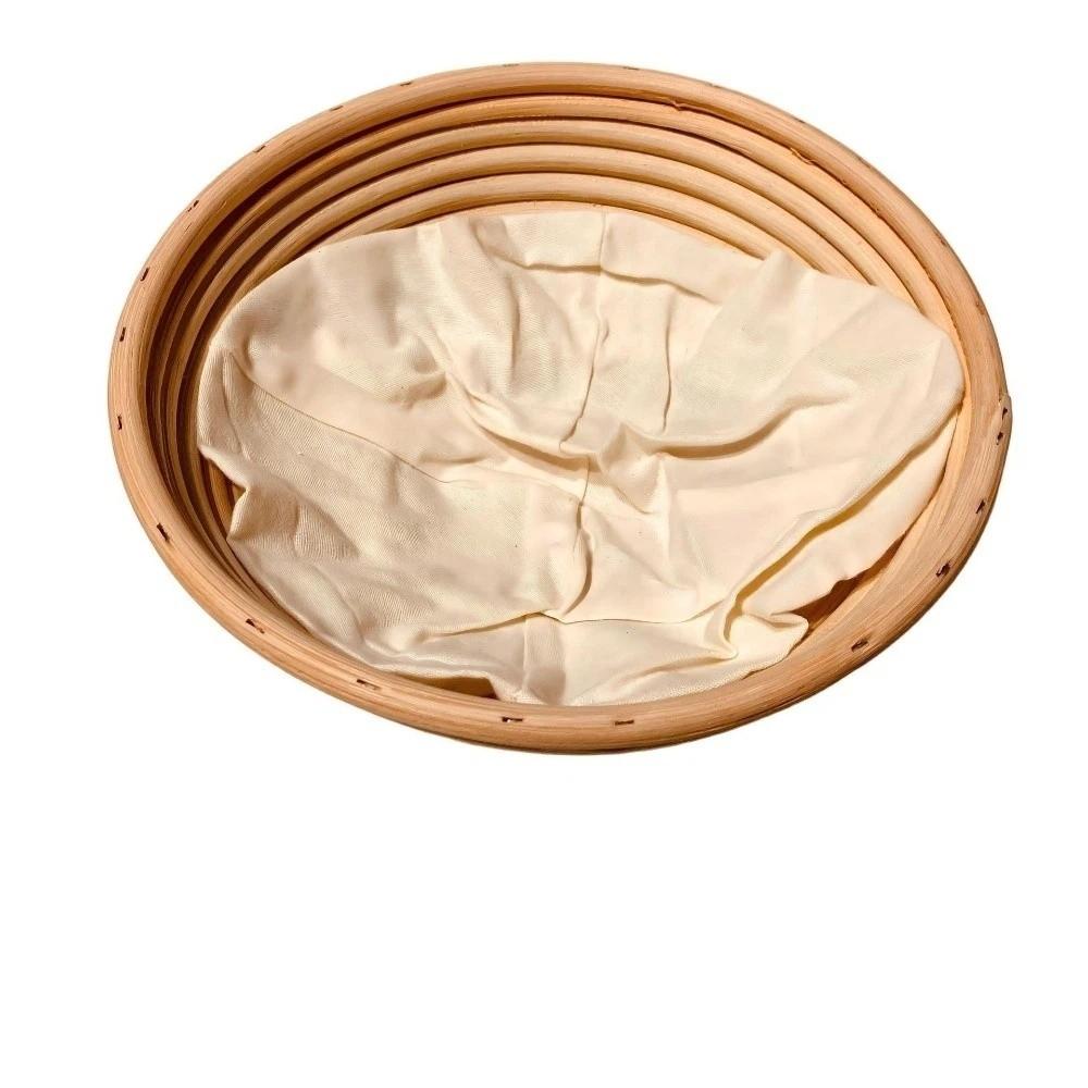 Cloth Liner Bread Proofing Basket Round & Oval Dough Rising Rattan Basket Artisan Bread
