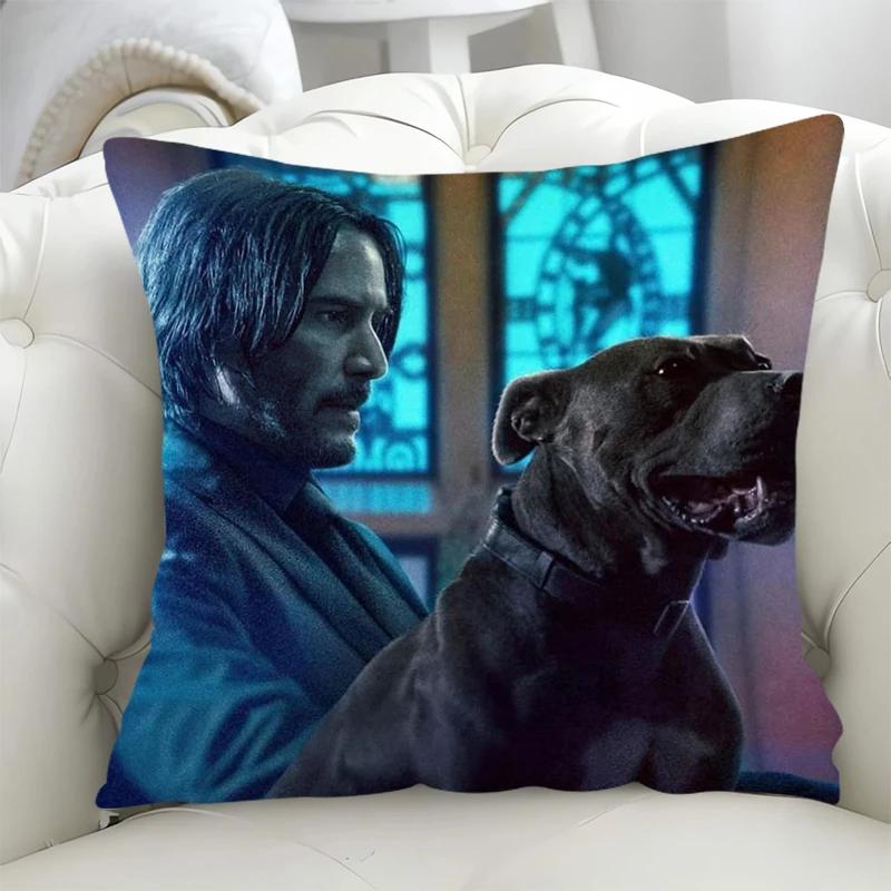 Наволочка для диванной подушки 45x45 см Наволочка для подушки John Wick 45*45 Наволочки для кровати Осенний декор Декоративные наволочки 40x40 Садовые кресла