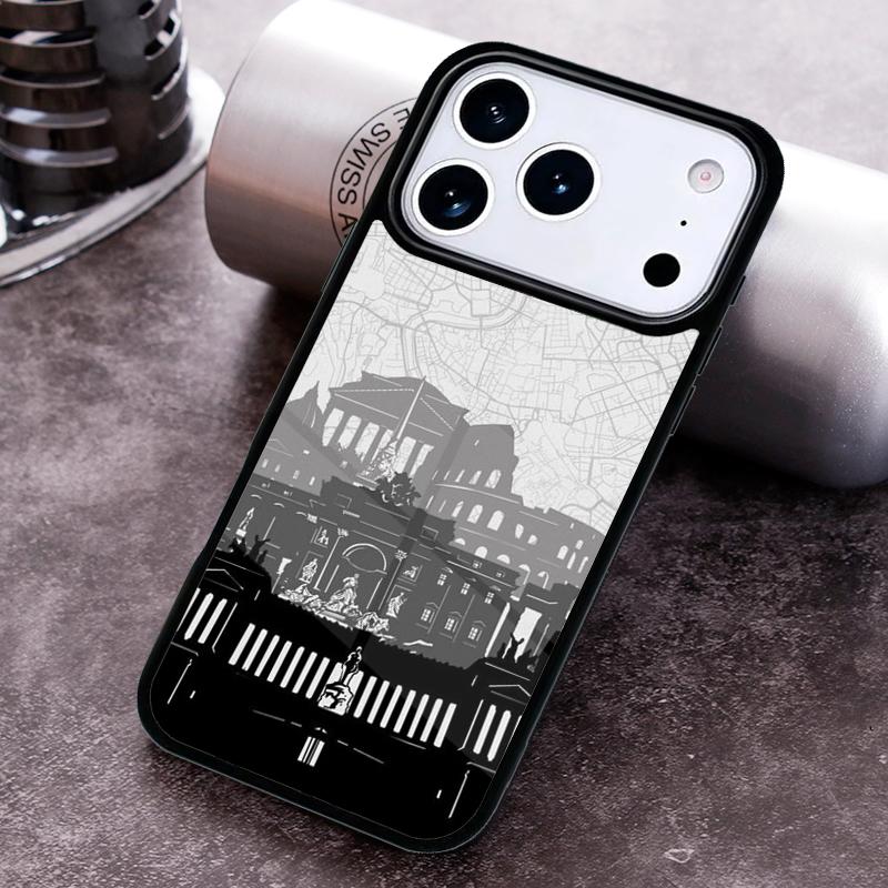 Italy Rome City Phone Case for iPhone 17 16 15 Pro Max Air 14 13 12 11 Plus Shockproof Cover
