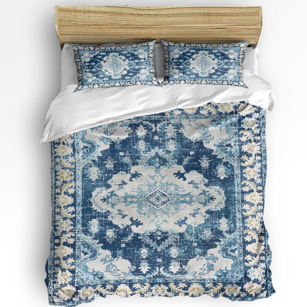 Винтажный Цветочный Индийский Бохо Пододеяльник с Наволочкой На Заказ Одеяло 3шт Постельное Белье Покрывало Двуспальная Кровать Домашний Текстиль