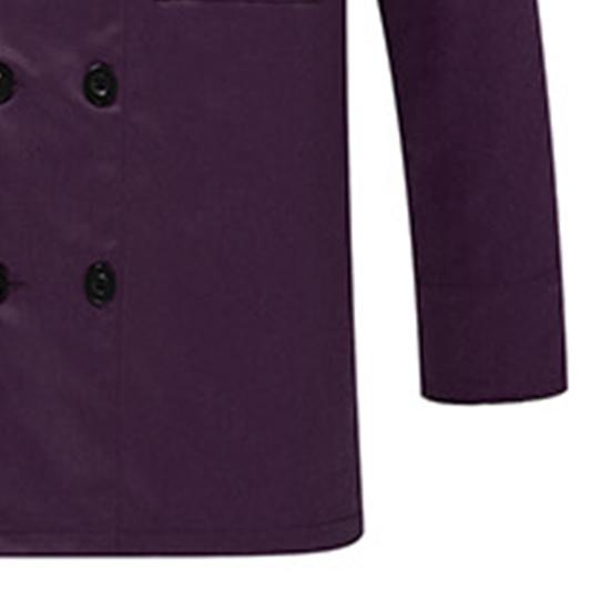 Поварская одежда Top Контрастный цвет Одежда для кейтеринга и готовки с длинными рукавами Поварская форма для работы