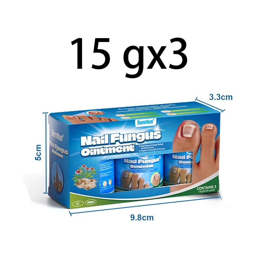 Sumifun 1 Pc Onychomycosis Nail Repair Cream Solution Remove Toenail Fungus Paronychia Nourish Moisturize Nails for Thick,Discolored,Cloud