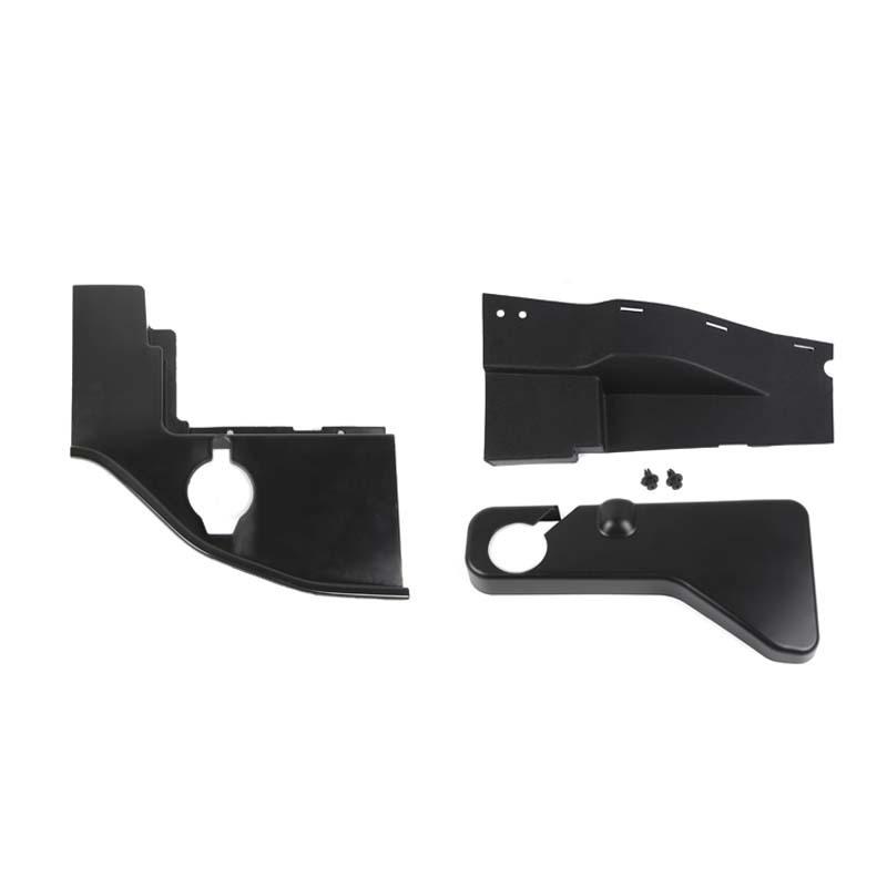 Car Engine Protective Cover Kit Wiper Spray Bottle Cover Plate Coolant Pot Cover For Dodge Challenger 2015 Up ABS Interior Accessories