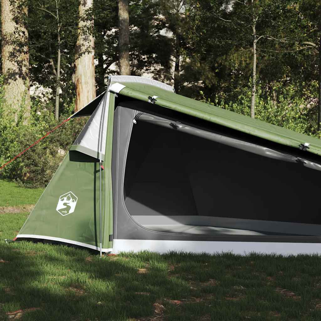 2 Person Tunnel Tent Green Waterproof