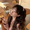 Balletcore Girl Hair Clip Bowknot Female Hair Accessories Bangs Clip Bow Hairpin  For Girl