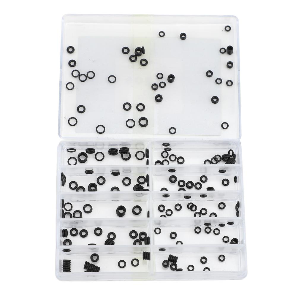 300pcs 10 Sizes Watch Crown O Ring Watch Crown Water Resistant Seals High Accuracy Watch Crown O Ring for Watch Repair