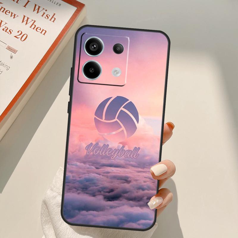 Чехол для волейбола For Xiaomi Redmi Note 13 14 9 10 12 11 15 Pro Plus Чехол для Redmi 15 C 12C 13C 14C 10C