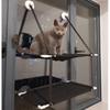 Кошачий гамак на присоске, подоконник, кошачий гамак, летний дышащий сетчатый двухслойный подвесной гамак для домашних животных, кровать для кошки
