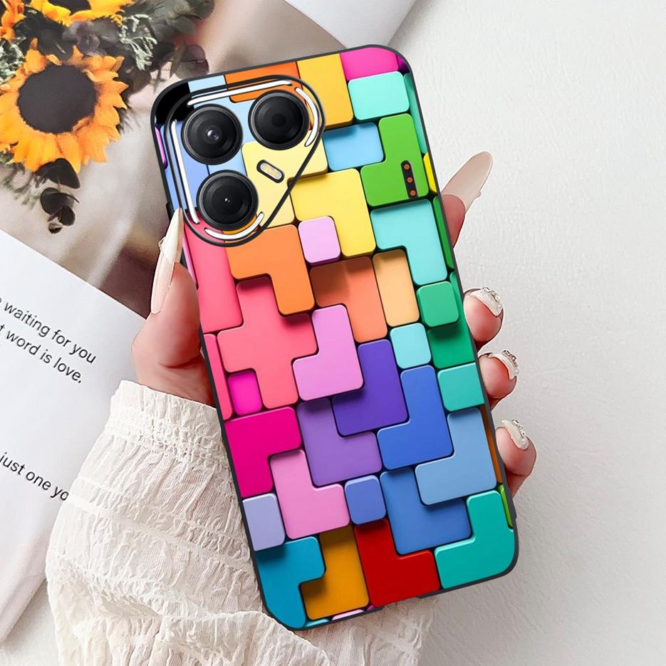 Для Tecno Pova 7 Pro 5G Чехол LJ8 Роскошный Модный Расписной Чехол Мягкий Силиконовый Чехол для Телефона Для Tecno Pova 7 Ultra Pova7 5G LJ7 Чехол