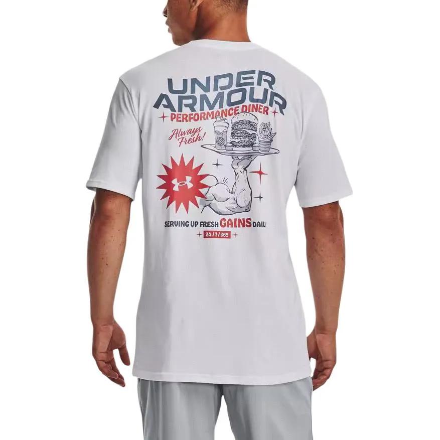 Under Armour T Shirt Men's White (Unisex) T-Shirts 1376839 100