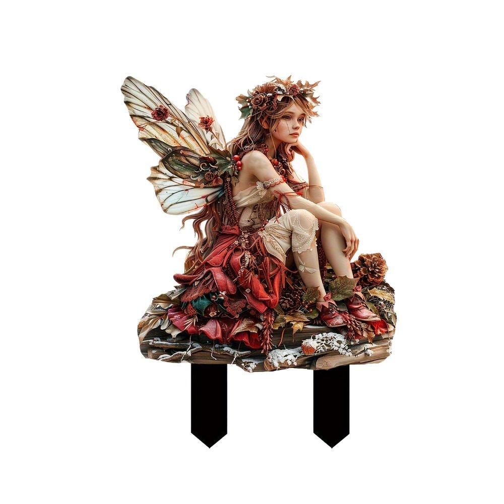 Cute Garden Pile Artificial Garden Floor Plugs Crafts Garden Stake Yard