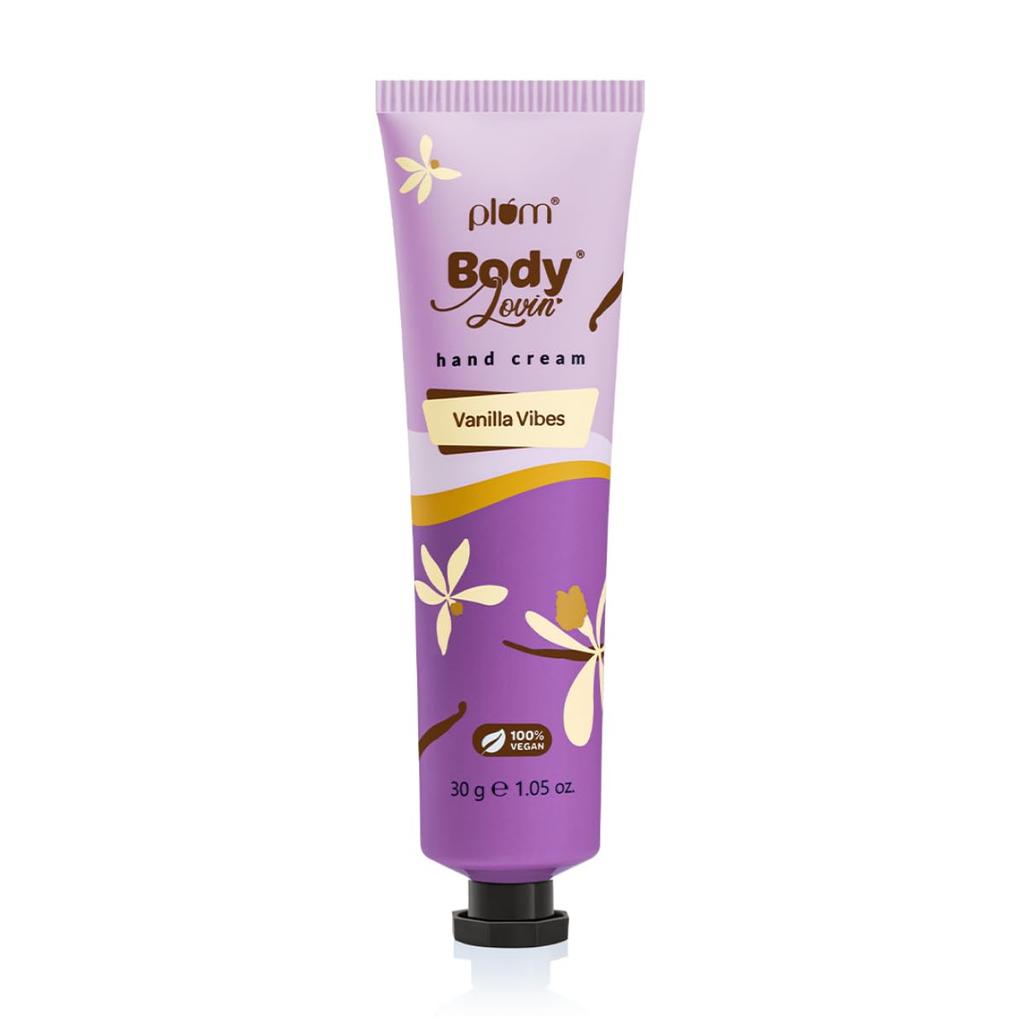 Сливовый Hand Cream BodyLovin' Vanilla Vibes | Ультраувлажняющий с маслом ши | Нежирный и легкий | Неотразимый теплый ванильный аромат | Т