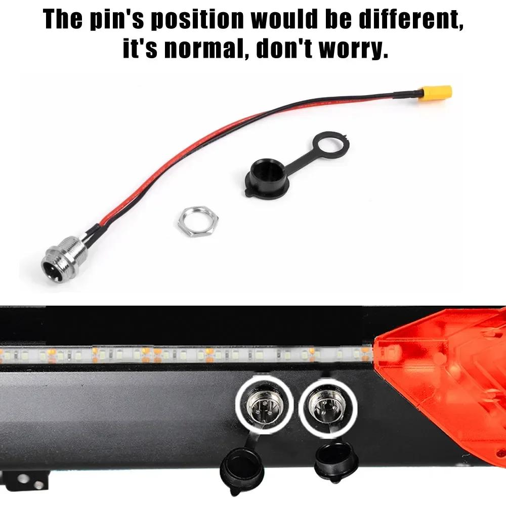 GX16 3Pin Charging Port for VSETT 8 8+ 9 9+ 10+ for ZERO 8 9 10 8X 10X 11X Speedual Electric Scooter XT60 XT30 Socket Plug Parts