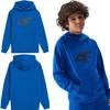 Спортивная толстовка для мальчика M0925-36S с капюшоном, темно-синяя, размер 122