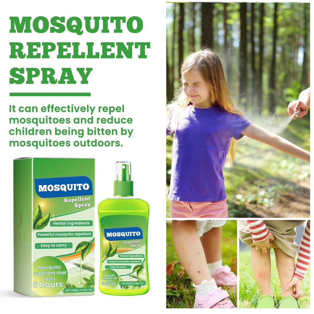 Спрей от комаров Детское средство от комаров Успокаивающее средство против зуда Спрей от комаров 100 мл