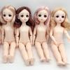 Сменная кукла BJD 12 дюймов (30 см) с 23 шарнирами, полузакрытыми моргающими глазами и ручной работы аксессуарами