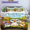 3 шт. Комплект постельного белья Puffin Rock Закрытие на пододеяльник Включает 1 пододеяльник и 2 наволочки, Мягкий и удобный для всех сезонов.