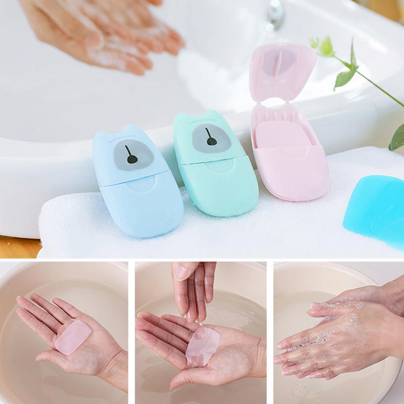 Одноразовая мыльная бумага, для путешествий. 50 шт